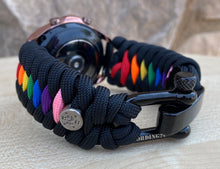 Load image into Gallery viewer, Paracord Watchband compatible with Samsung Galaxy Watch Ultra, Galaxy Watch 3, Galaxy Watch 4, Galaxy Watch 5, Galaxy Watch 6, Galaxy Watch 7 (watch not included)