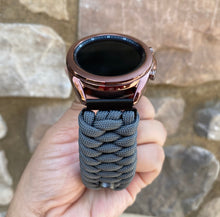 Load image into Gallery viewer, Paracord Watchband compatible with Samsung Galaxy Watch 3, Galaxy Watch 4, Galaxy Watch 5, Galaxy Watch 6 (watch not included)