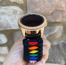 Load image into Gallery viewer, Samsung Galaxy Watch Band, Galaxy 42mm, Galaxy 46mm, Gear S3 Frontier, Gear S3 Classic, Gear Sport, 550 Paracord Watch Band.
