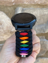 Charger l'image dans la galerie, Paracord watch band compatible with Garmin Approach S12/S40/S42, D2 Air/X10, Vivoactive, Venu, Vivomove, Forerunner 55/245/255/645/745 (watch not included)