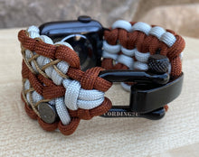 Charger l'image dans la galerie, Paracord Watch Band compatible with Apple Watch Series 1, 2, 3, 4, 5, 6, 7, 8, 9, Ultra, Ultra 2 & SE (watch not included)