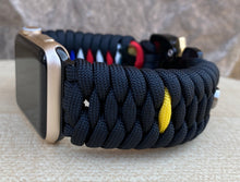 Lade das Bild in den Galerie-Viewer, Paracord Watch Band compatible with Apple Watch Series 1, 2, 3, 4, 5, 6, 7, 8, Ultra & SE (watch not included)