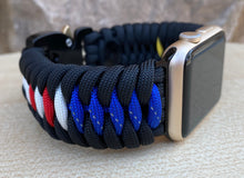 Lade das Bild in den Galerie-Viewer, Paracord Watch Band compatible with Apple Watch Series 1, 2, 3, 4, 5, 6, 7, 8, Ultra & SE (watch not included)