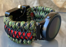Lade das Bild in den Galerie-Viewer, Samsung Galaxy Watch Active/Active 2, Galaxy Active/Active 2, Paracord Band, Paracord Strap, 550 Cord Samsung Strap