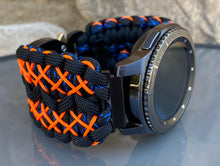 Load image into Gallery viewer, Samsung Galaxy Watch Band, Galaxy 42mm, Galaxy 46mm, Gear S3 Frontier, Gear S3 Classic, Gear Sport, 550 Paracord Watch Band.