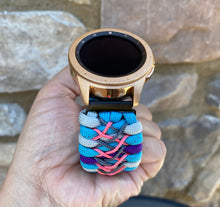 Load image into Gallery viewer, Samsung Galaxy Watch Band, Galaxy 42mm, Galaxy 46mm, Gear S3 Frontier, Gear S3 Classic, Gear Sport, 550 Paracord Watch Band.