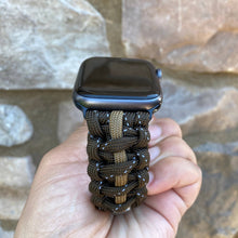 Lade das Bild in den Galerie-Viewer, Paracord Watch Band compatible with Apple Watch Series 1, 2, 3, 4, 5, 6, 7, 8, 9, Ultra, Ultra 2 & SE (watch not included)