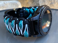 Load image into Gallery viewer, Samsung Galaxy Watch Band, Galaxy 42mm, Galaxy 46mm, Gear S3 Frontier, Gear S3 Classic, Gear Sport, 550 Paracord Watch Band.