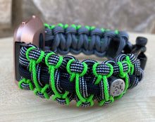 Load image into Gallery viewer, Paracord Watch Band compatible with Fitbit Versa 1, Versa Lite, Versa 2, Versa 3, Versa 4, Sense, Sense 2 (watch not included).
