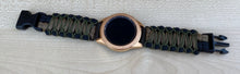 Load image into Gallery viewer, Samsung Galaxy Watch Band, Galaxy 42mm, Galaxy 46mm, Gear S3 Frontier, Gear S3 Classic, Gear Sport, 550 Paracord Watch Band.