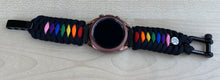 Load image into Gallery viewer, Paracord Watchband compatible with Samsung Galaxy Watch Ultra, Galaxy Watch 3, Galaxy Watch 4, Galaxy Watch 5, Galaxy Watch 6, Galaxy Watch 7 (watch not included)