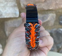 Load image into Gallery viewer, Paracord watch band personalized to replace bands for Fitbit Inspire, Fitbit Luxe, and Fitbit Alta (watch not included)