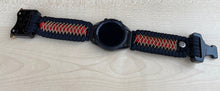 Load image into Gallery viewer, Paracord Watchband compatible with Samsung Galaxy Watch 3, Galaxy Watch 4, Galaxy Watch 5, Galaxy Watch 6 (watch not included)