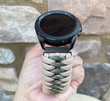 Load image into Gallery viewer, Paracord Watchband compatible with Samsung Galaxy Watch 3, Galaxy Watch 4, Galaxy Watch 5, Galaxy Watch 6 (watch not included)