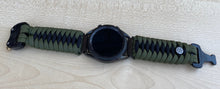 Load image into Gallery viewer, Paracord Watchband compatible with Samsung Galaxy Watch 3, Galaxy Watch 4, Galaxy Watch 5, Galaxy Watch 6 (watch not included)