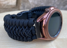 Load image into Gallery viewer, Paracord Watchband compatible with Samsung Galaxy Watch 3, Galaxy Watch 4, Galaxy Watch 5, Galaxy Watch 6 (watch not included)