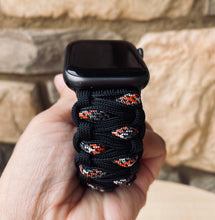 Load image into Gallery viewer, Personalized Paracord Watch Band for Apple Watch Series 1-11, Ultra, Ultra 2, Ultra 3, and SE (watch not included).