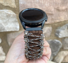 Load image into Gallery viewer, Paracord Watchband compatible with Samsung Galaxy Watch 3, Galaxy Watch 4, Galaxy Watch 5, Galaxy Watch 6 (watch not included)
