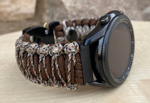 Load image into Gallery viewer, Paracord Watchband compatible with Samsung Galaxy Watch 3, Galaxy Watch 4, Galaxy Watch 5, Galaxy Watch 6 (watch not included)