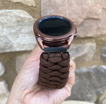 Load image into Gallery viewer, Samsung Galaxy Watch 3/41mm and Galaxy Watch 3/45mm Paracord Watch Band (watch not included)