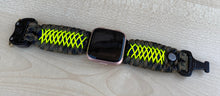 Load image into Gallery viewer, Paracord Watch Band compatible with Fitbit Versa 1, Versa Lite, Versa 2, Versa 3, Versa 4, Sense, Sense 2 (watch not included).