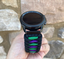 Load image into Gallery viewer, Paracord Watchband compatible with Samsung Galaxy Watch 3, Galaxy Watch 4, Galaxy Watch 5, Galaxy Watch 6 (watch not included)