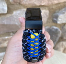 Lade das Bild in den Galerie-Viewer, Paracord Watch Band compatible with Fitbit Charge 2, Charge 3, Charge 4 & Charge 5 (Watch not included)