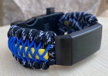 Lade das Bild in den Galerie-Viewer, Paracord Watch Band compatible with Fitbit Charge 2, Charge 3, Charge 4 & Charge 5 (Watch not included)