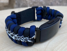 Load image into Gallery viewer, Paracord watch band personalized to replace bands for Fitbit Inspire, Fitbit Luxe, and Fitbit Alta (watch not included).