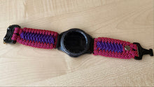 Load image into Gallery viewer, Samsung Galaxy Watch Band, Galaxy 42mm, Galaxy 46mm, Gear S3 Frontier, Gear S3 Classic, Gear Sport, 550 Paracord Watch Band.