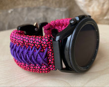 Load image into Gallery viewer, Paracord Watchband compatible with Samsung Galaxy Watch 3, Galaxy Watch 4, Galaxy Watch 5, Galaxy Watch 6 (watch not included)