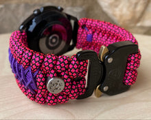 Load image into Gallery viewer, Paracord Watchband compatible with Samsung Galaxy Watch 3, Galaxy Watch 4, Galaxy Watch 5, Galaxy Watch 6 (watch not included)