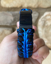 Load image into Gallery viewer, Paracord watch band personalized to replace bands for Fitbit Inspire, Fitbit Luxe, and Fitbit Alta (watch not included).