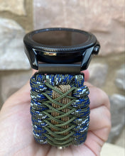 Load image into Gallery viewer, Paracord Watchband compatible with Samsung Galaxy Watch 3, Galaxy Watch 4, Galaxy Watch 5, Galaxy Watch 6 (watch not included)