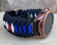 Load image into Gallery viewer, Paracord Watchband compatible with Samsung Galaxy Watch 3, Galaxy Watch 4, Galaxy Watch 5, Galaxy Watch 6 (watch not included)