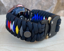 Load image into Gallery viewer, Paracord Watchband compatible with Samsung Galaxy Watch 3, Galaxy Watch 4, Galaxy Watch 5, Galaxy Watch 6 (watch not included)