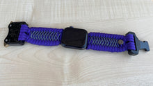 Charger l'image dans la galerie, Paracord Watch Band for Apple Watch Series 1, 2, 3, 4, 5, 6, 7, 8, Ultra, and SE (watch not included)