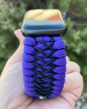 Load image into Gallery viewer, Personalized Paracord Watch Band for Apple Watch Series 1-11, Ultra, Ultra 2, Ultra 3, and SE (watch not included).