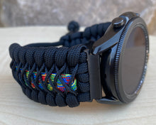 Load image into Gallery viewer, Paracord Watchband compatible with Samsung Galaxy Watch 3, Galaxy Watch 4, Galaxy Watch 5, Galaxy Watch 6 (watch not included)