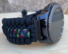 Load image into Gallery viewer, Samsung Galaxy Watch Band, Galaxy 42mm, Galaxy 46mm, Gear S3 Frontier, Gear S3 Classic, Gear Sport, 550 Paracord Watch Band.