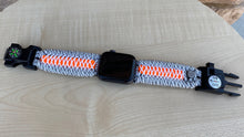 Load image into Gallery viewer, Personalized Paracord Watch Band for Apple Watch Series 1-11, Ultra, Ultra 2, Ultra 3, and SE (watch not included).