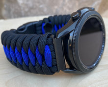 Load image into Gallery viewer, Paracord Watchband compatible with Samsung Galaxy Watch 3, Galaxy Watch 4, Galaxy Watch 5, Galaxy Watch 6 (watch not included)