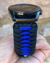 Load image into Gallery viewer, Paracord Watchband compatible with Samsung Galaxy Watch 3, Galaxy Watch 4, Galaxy Watch 5, Galaxy Watch 6 (watch not included)