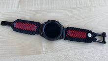 Load image into Gallery viewer, Paracord Watchband compatible with Samsung Galaxy Watch 3, Galaxy Watch 4, Galaxy Watch 5, Galaxy Watch 6 (watch not included)