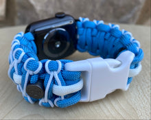 Charger l'image dans la galerie, Paracord Watch Band compatible with Apple Watch Series 1, 2, 3, 4, 5, 6, 7, 8, 9, 10, Ultra, Ultra 2 & SE (watch not included)
