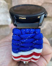 Load image into Gallery viewer, Paracord Watchband compatible with Samsung Galaxy Watch 3, Galaxy Watch 4, Galaxy Watch 5, Galaxy Watch 6 (watch not included)