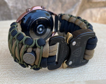 Load image into Gallery viewer, Samsung Galaxy Watch 3/41mm and Galaxy Watch 3/45mm Paracord Watch Band (watch not included)