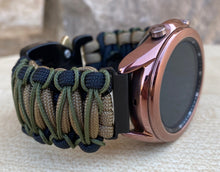 Load image into Gallery viewer, Samsung Galaxy Watch 3/41mm and Galaxy Watch 3/45mm Paracord Watch Band (watch not included)