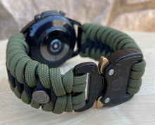 Load image into Gallery viewer, Paracord Watchband compatible with Samsung Galaxy Watch 3, Galaxy Watch 4, Galaxy Watch 5, Galaxy Watch 6 (watch not included)