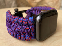 Lade das Bild in den Galerie-Viewer, Paracord Watch Band compatible with Apple Watch Series 1, 2, 3, 4, 5, 6, 7, 8, 9, Ultra, Ultra 2 & SE (watch not included)